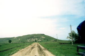 Вид горы из поселка